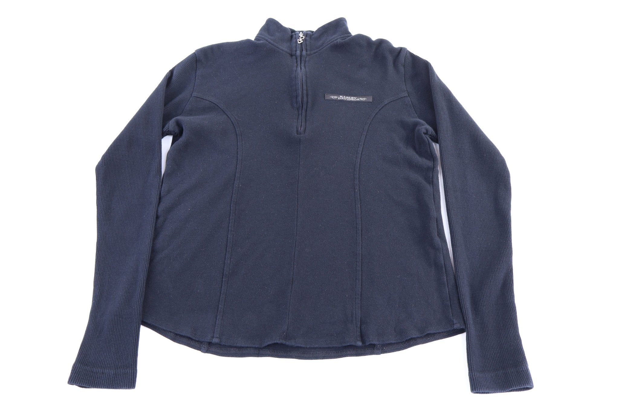 Women's Harley Davidson Motorcycles Quarter Zip Sweater - Sweater - Thrifted Threads