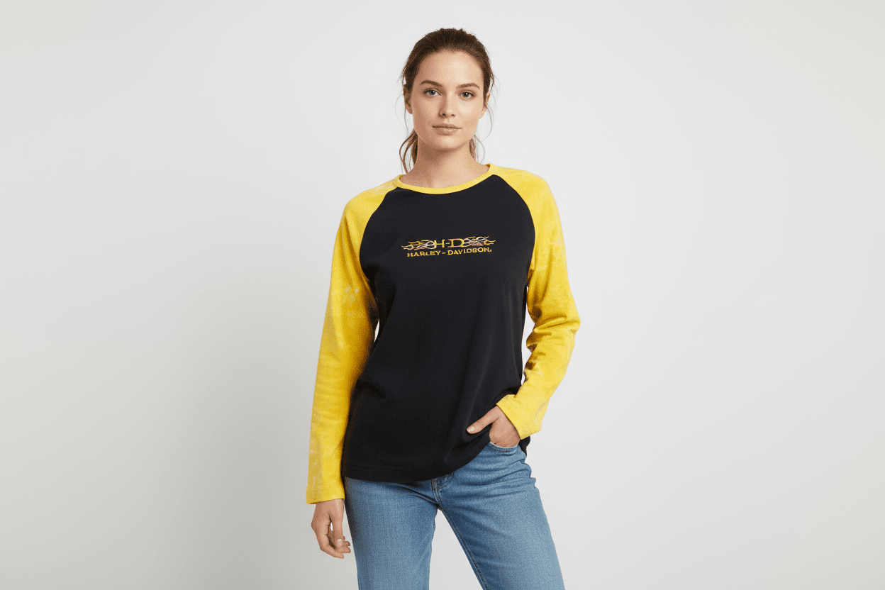 Women's Harley Davidson Motorcycles T-shirt - Shirts & Tops - Thrifted Threads