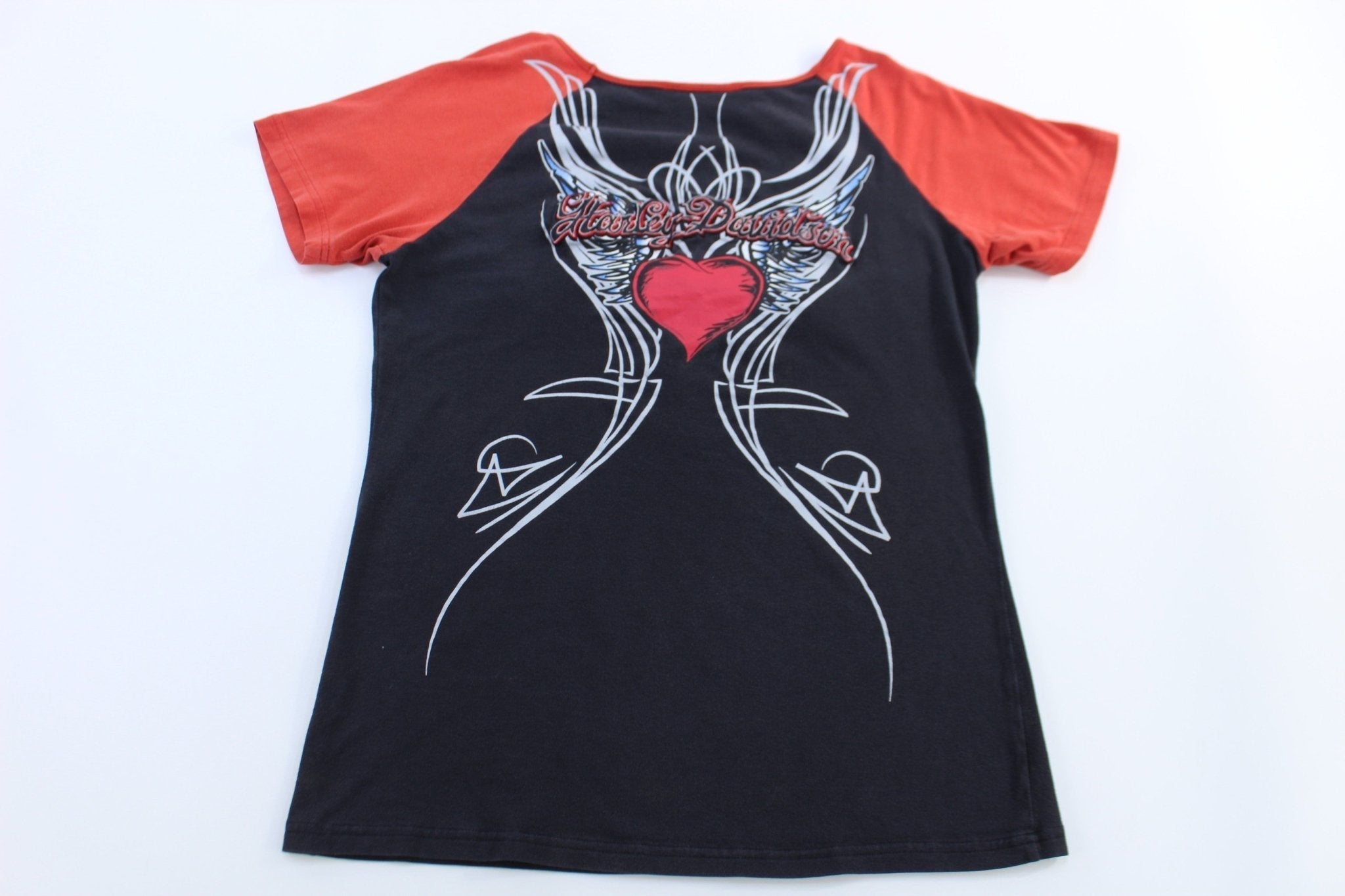 Women's Harley Davidson Motorcycles T-shirt - Shirts & Tops - Thrifted Threads