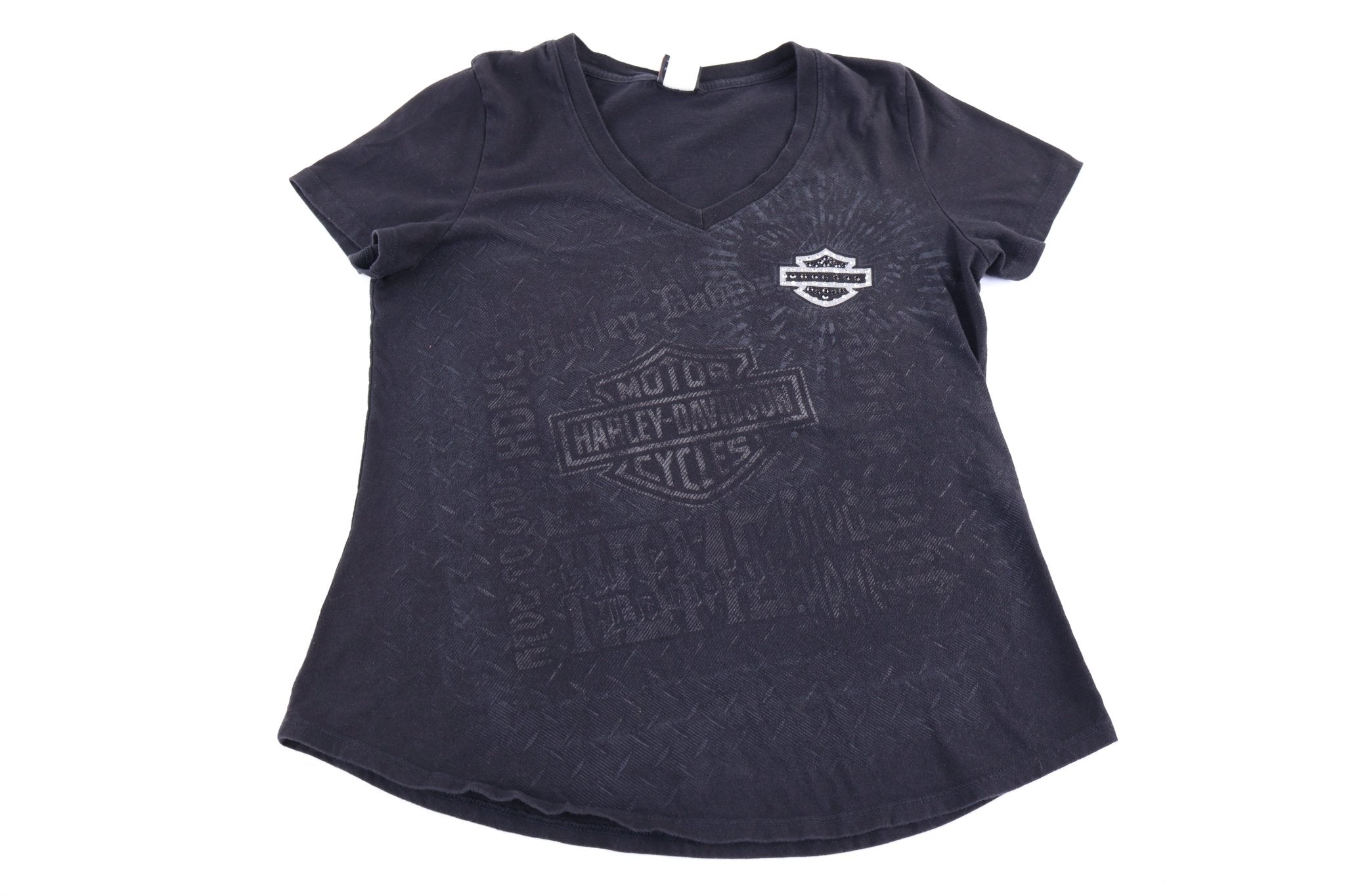 Women's Harley Davidson Motorcycles T-shirt - Shirts & Tops - Thrifted Threads