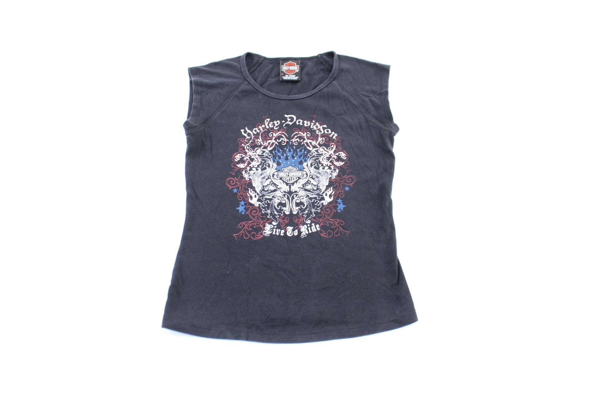 Women's Harley Davidson Motorcycles Tarentum, Pennsylvania Tank Top - Jerseys/Tanks - Thrifted Threads