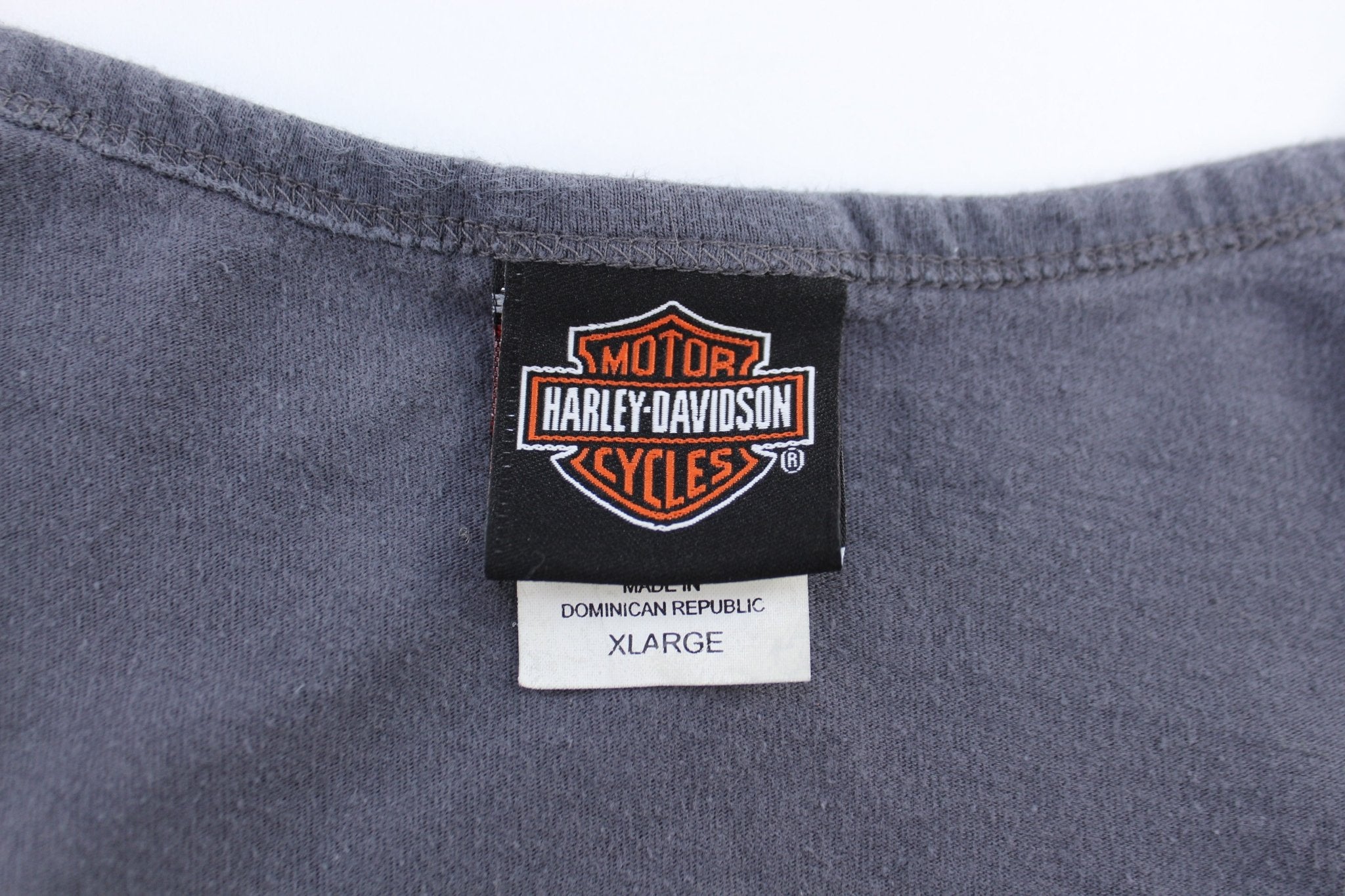 Women's Harley Davidson Motorcycles Tulsa, Oklahoma Grey Tank Top - ThriftedThreads.com