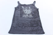Women's Harley Davidson Motorcycles Tulsa, Oklahoma Grey Tank Top - ThriftedThreads.com
