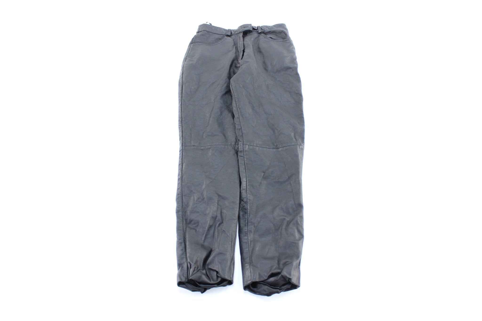 Women's Harve Benard by Benard Holtzman Black Leather Pants - Pants/Shorts - Thrifted Threads
