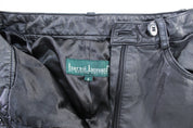 Women's Harve Benard by Benard Holtzman Black Leather Pants - Pants/Shorts - Thrifted Threads