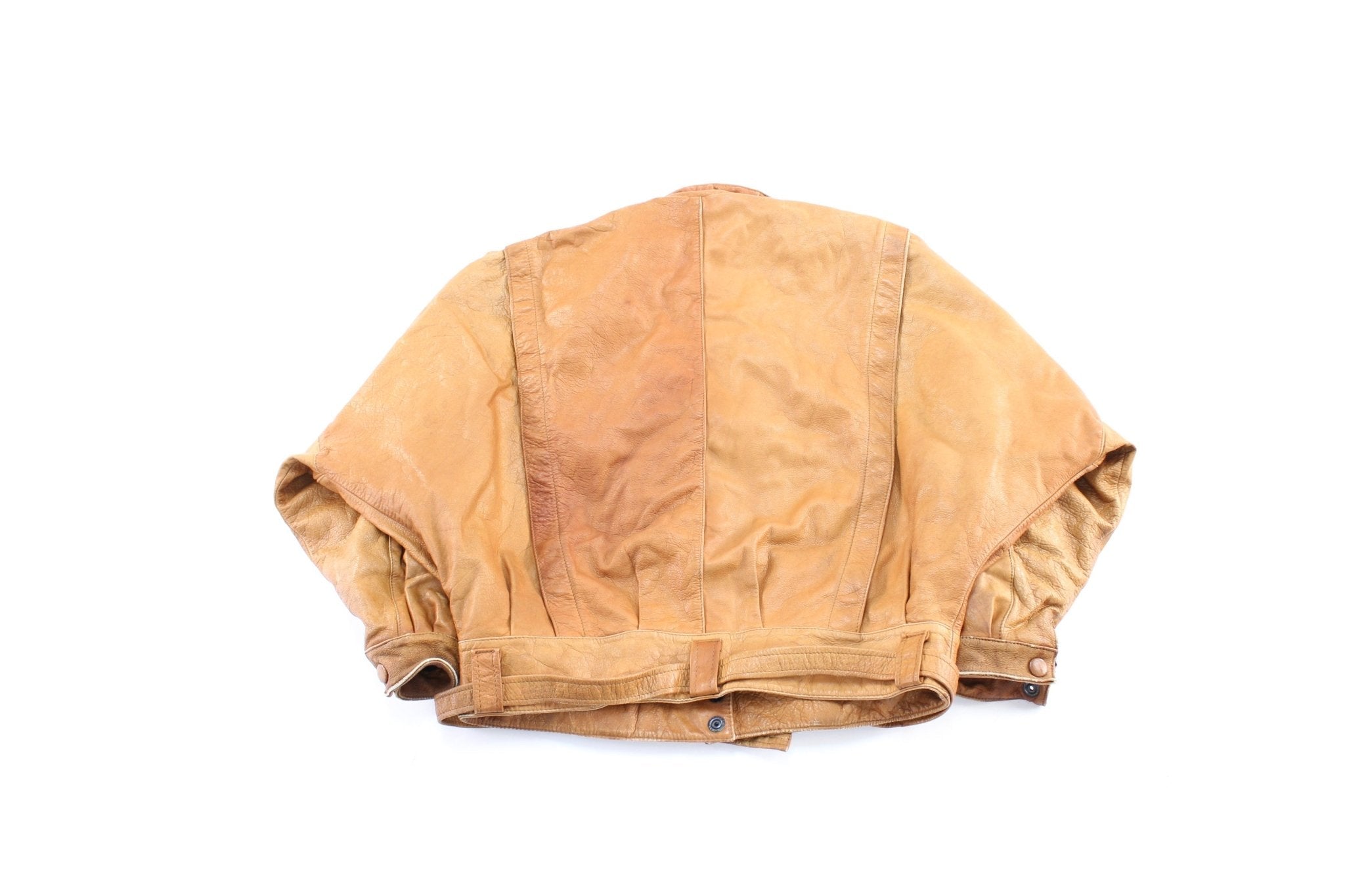 Women's Hector's Light Brown Western Mexico Leather Jacket - Jacket - Thrifted Threads