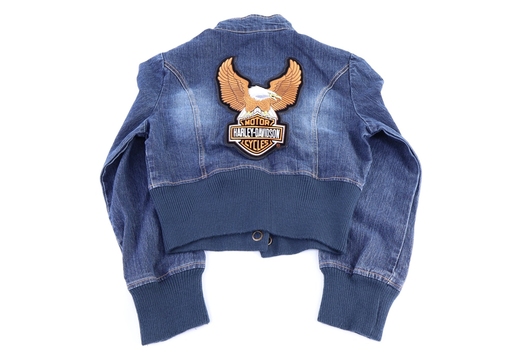 Women's Helium Denim Crop Jacket - Jacket - Thrifted Threads