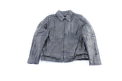 Women's Indian Motorcycle Black Leather Zip Up Jacket - Jacket - Thrifted Threads