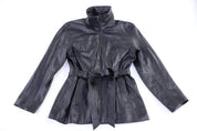 Women's JLC New York Black Leather Jacket - Jacket - Thrifted Threads