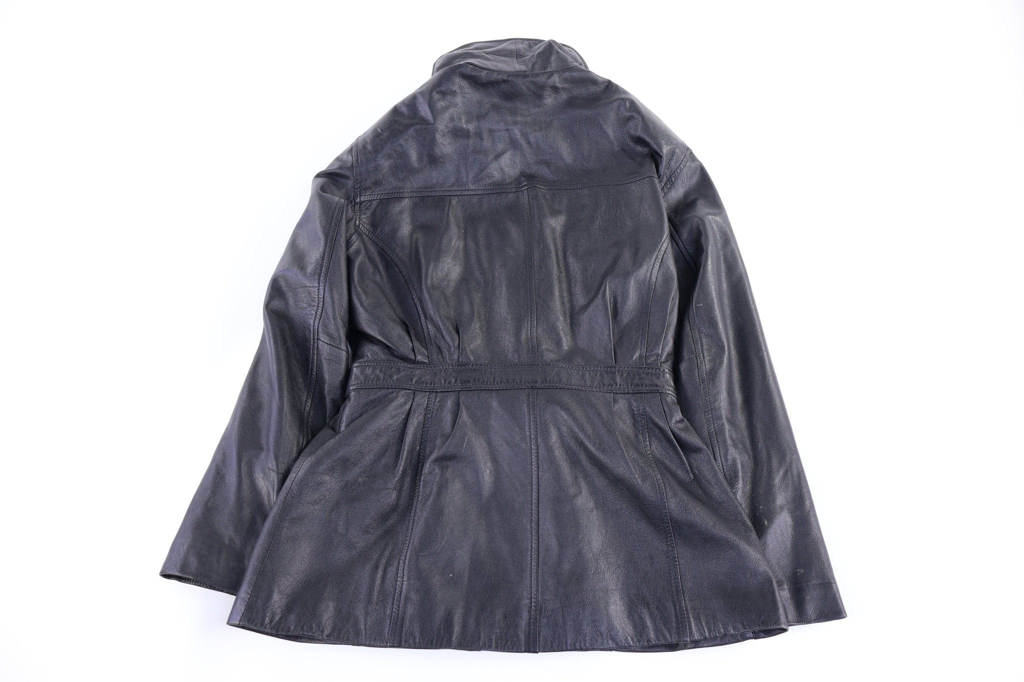 Women's JLC New York Black Leather Jacket - Jacket - Thrifted Threads