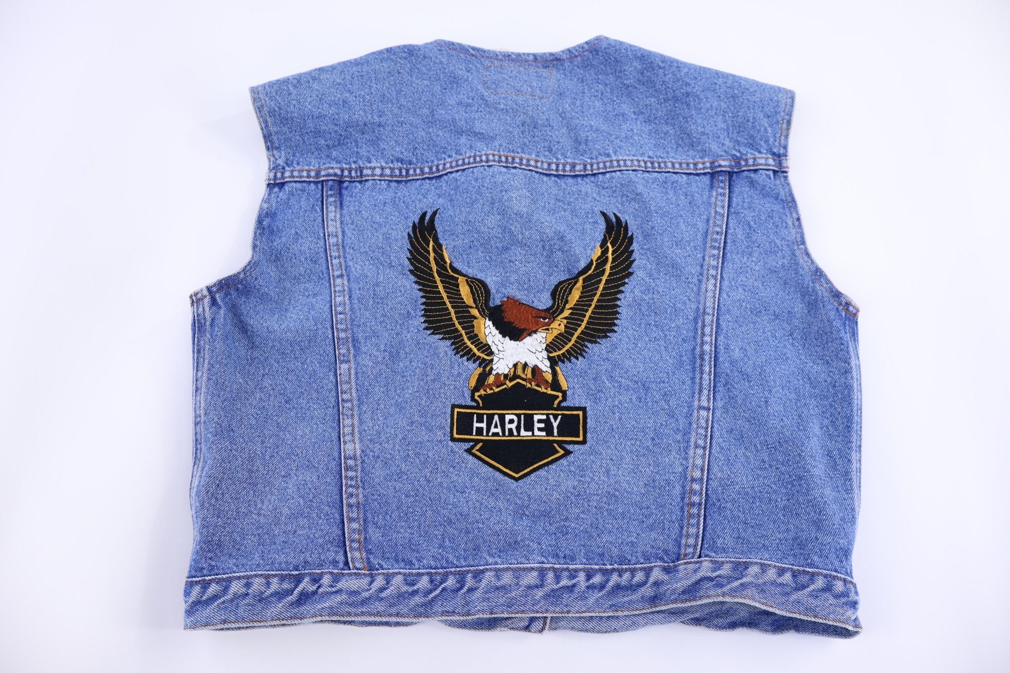 Women's Jordache Medium Wash Denim Vest - Jacket - Thrifted Threads