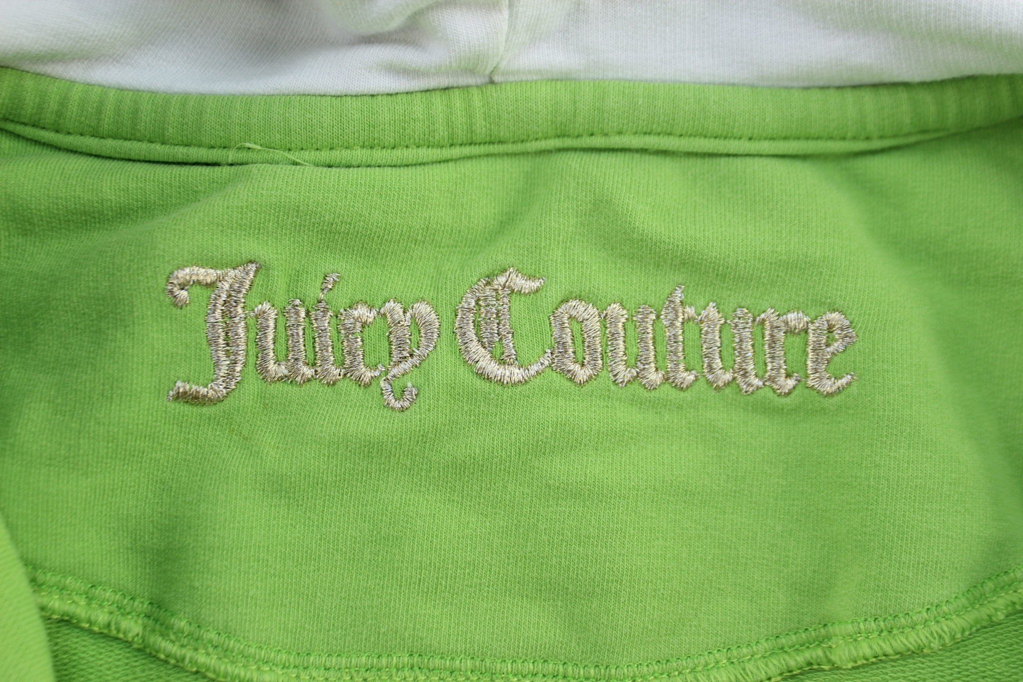 Women's Juicy Couture Embroidered Green Hoodie - ThriftedThreads.com