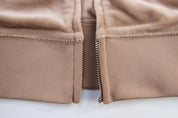 Women's Juicy Couture Light Pink Track Hoodie - ThriftedThreads.com