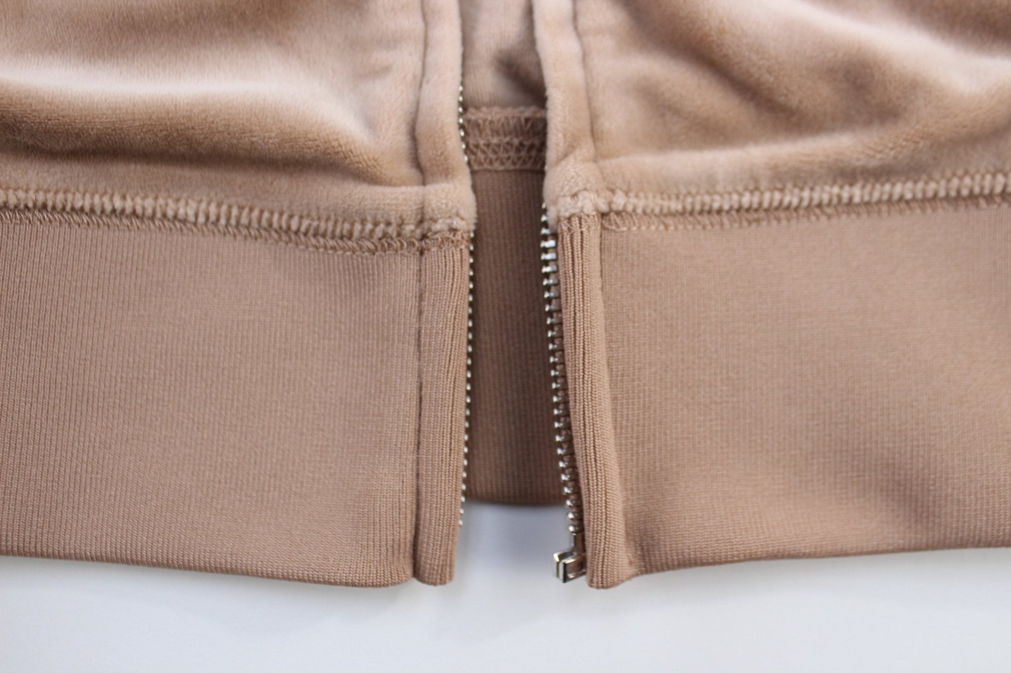Women's Juicy Couture Light Pink Track Hoodie - ThriftedThreads.com