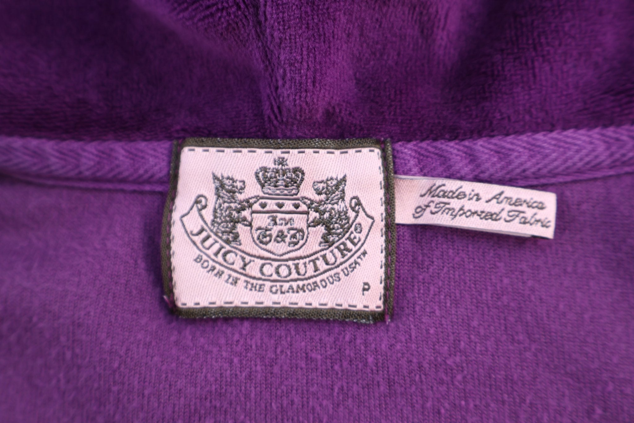 Women's Juicy Couture Purple Full Zip Sweater - Sweater - Thrifted Threads