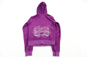Women's Juicy Couture Purple Full Zip Sweater - Sweater - Thrifted Threads
