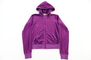Women's Juicy Couture Purple Full Zip Sweater - Sweater - Thrifted Threads
