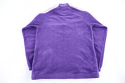 Women's Kansas State Wildcats Quarter Zip Fleece Pullover - Sweater - Thrifted Threads