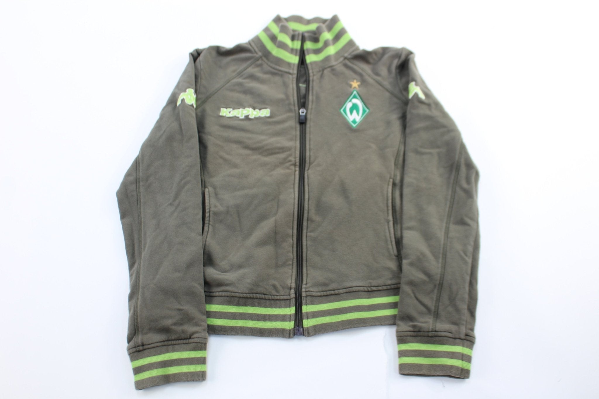 Women's Kappa Embroidered Logo Werder Bremen Zip Up Jacket - Jacket - Thrifted Threads