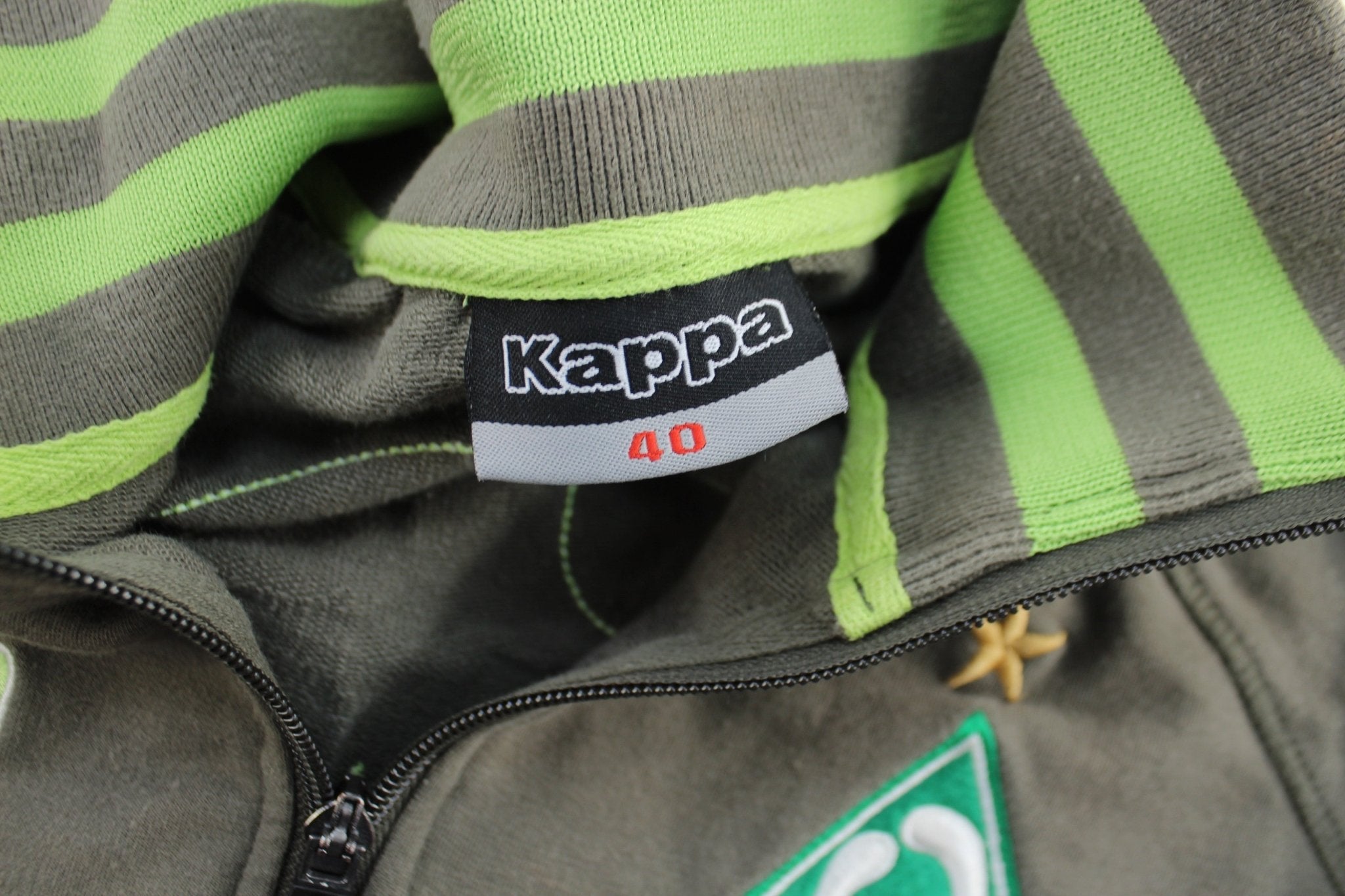 Women's Kappa Embroidered Logo Werder Bremen Zip Up Jacket - Jacket - Thrifted Threads