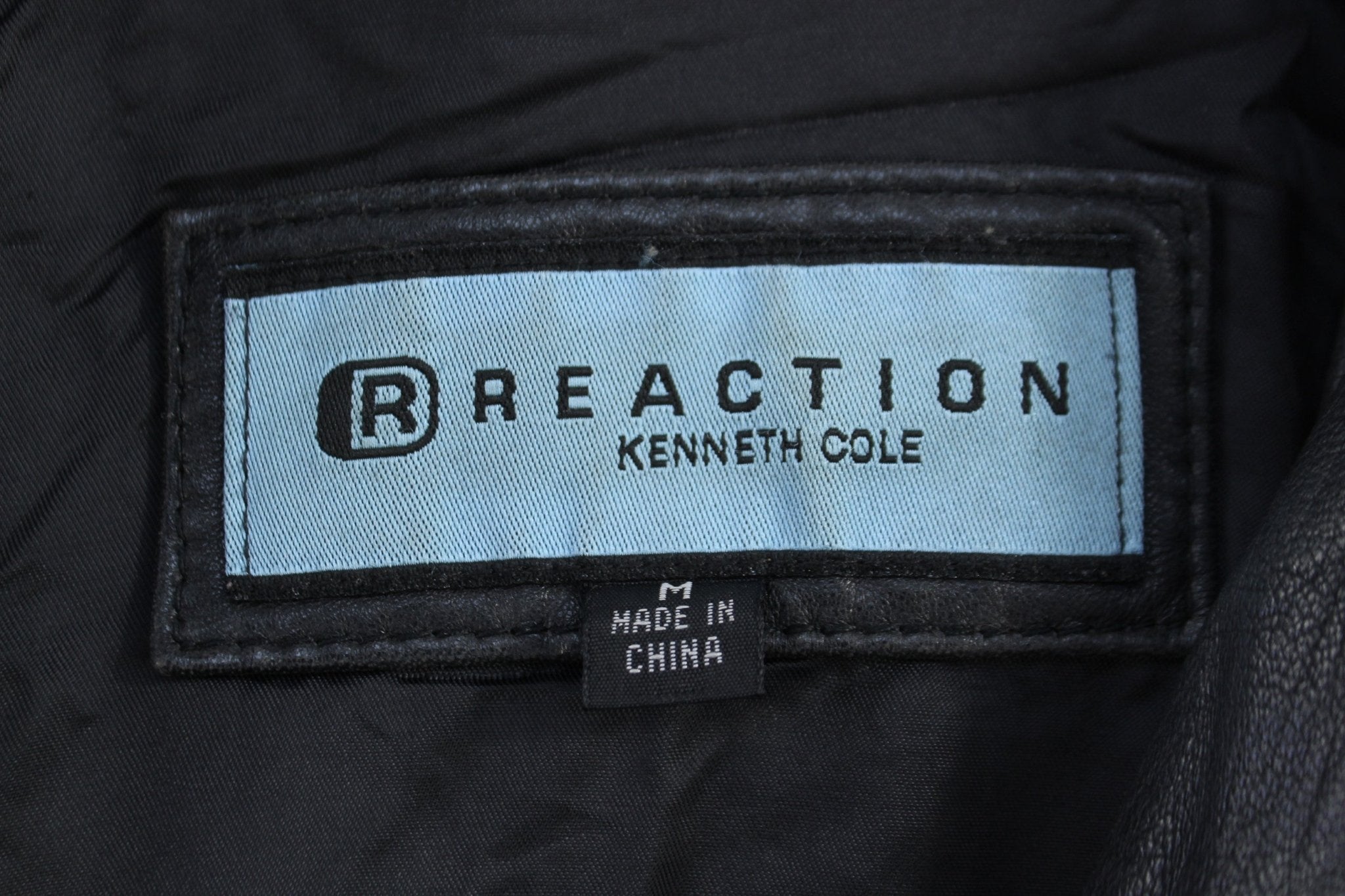 Women's Kenneth Cole Reaction Black Leather Jacket - Jacket - Thrifted Threads