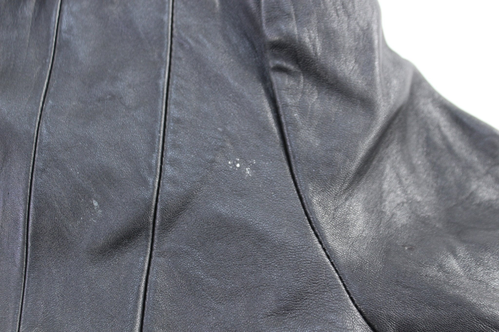 Women's Kenneth Cole Reaction Black Leather Jacket - Jacket - Thrifted Threads