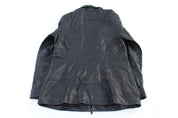 Women's Kenneth Cole Reaction Black Leather Jacket - Jacket - Thrifted Threads