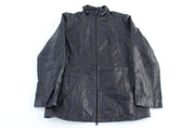 Women's Kenneth Cole Reaction Black Leather Jacket - Jacket - Thrifted Threads