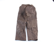 Women's Lanna Brown Leather Pants - ThriftedThreads.com