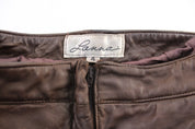Women's Lanna Brown Leather Pants - Pants/Shorts - Thrifted Threads
