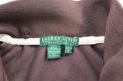 Women's Lauren Active Ralph Lauren Brown Track Jacket - ThriftedThreads.com