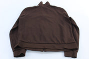 Women's Lauren Active Ralph Lauren Brown Track Jacket - ThriftedThreads.com