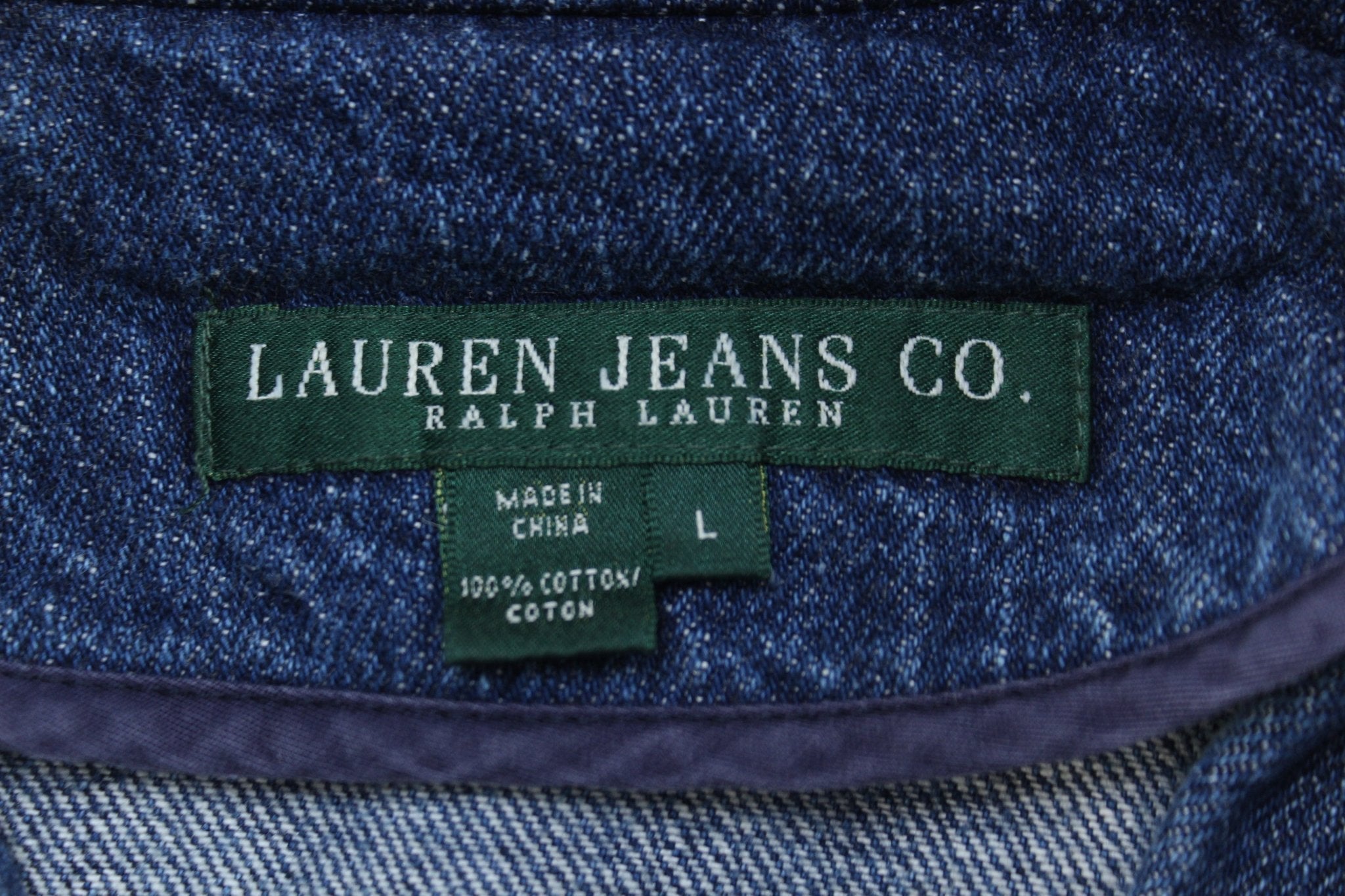 Women's Lauren Jeans Co Denim Jacket - ThriftedThreads.com