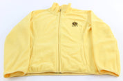 Women's Lauren Ralph Lauren Embroidered Yellow Fleece Full Zip Sweater - ThriftedThreads.com