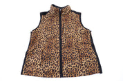 Women's Lauren Ralph Lauren Leopard Print Full Zip Vest - Vest - Thrifted Threads