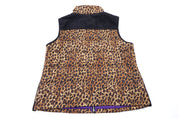 Women's Lauren Ralph Lauren Leopard Print Full Zip Vest - Vest - Thrifted Threads