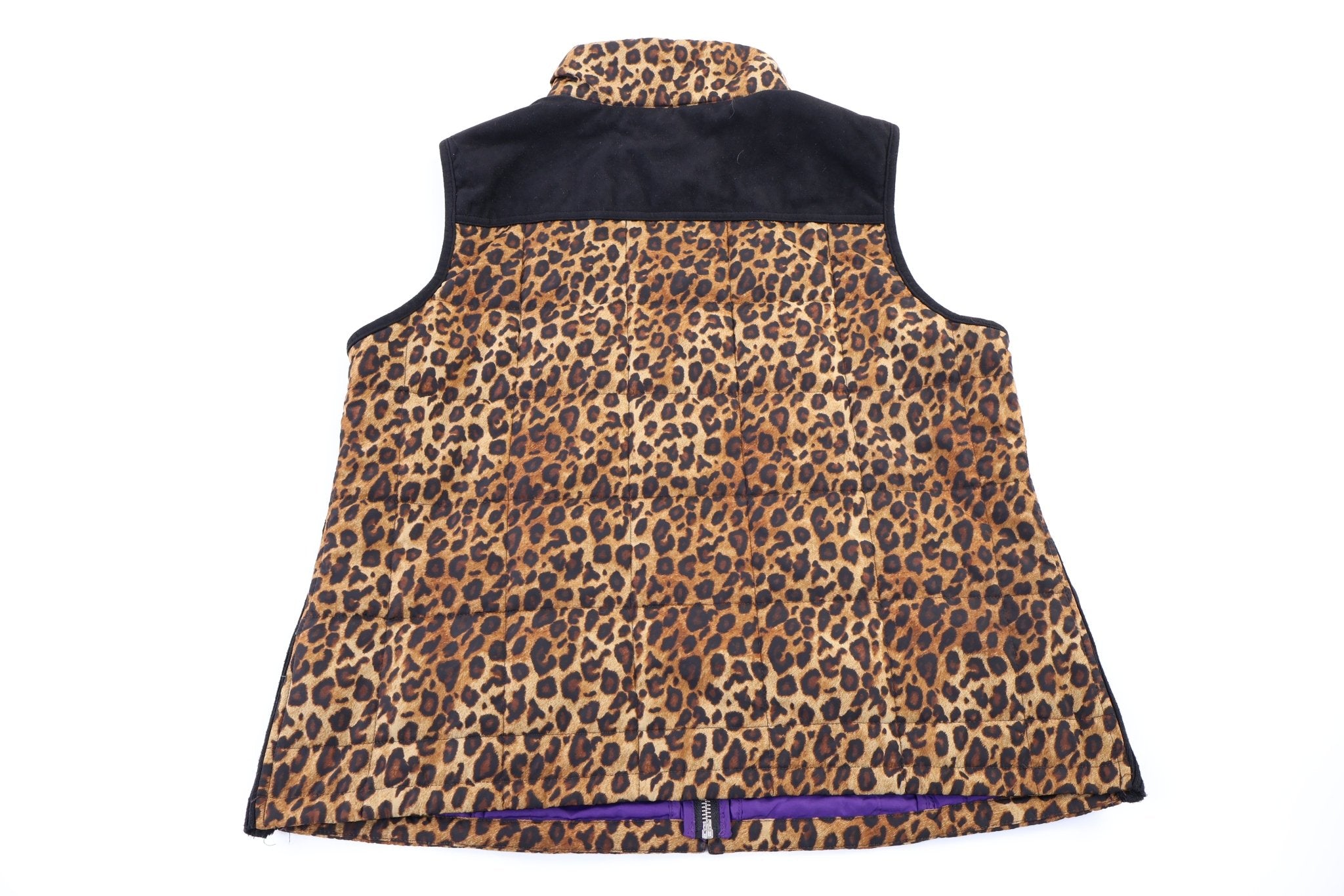 Women's Lauren Ralph Lauren Leopard Print Full Zip Vest - Vest - Thrifted Threads