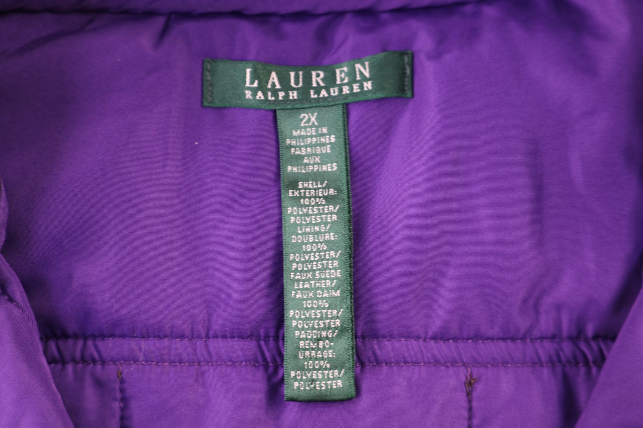 Women's Lauren Ralph Lauren Leopard Print Full Zip Vest - Vest - Thrifted Threads