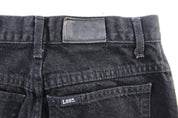 Women's Lee Black Wash Denim Shorts - Pants/Shorts - Thrifted Threads