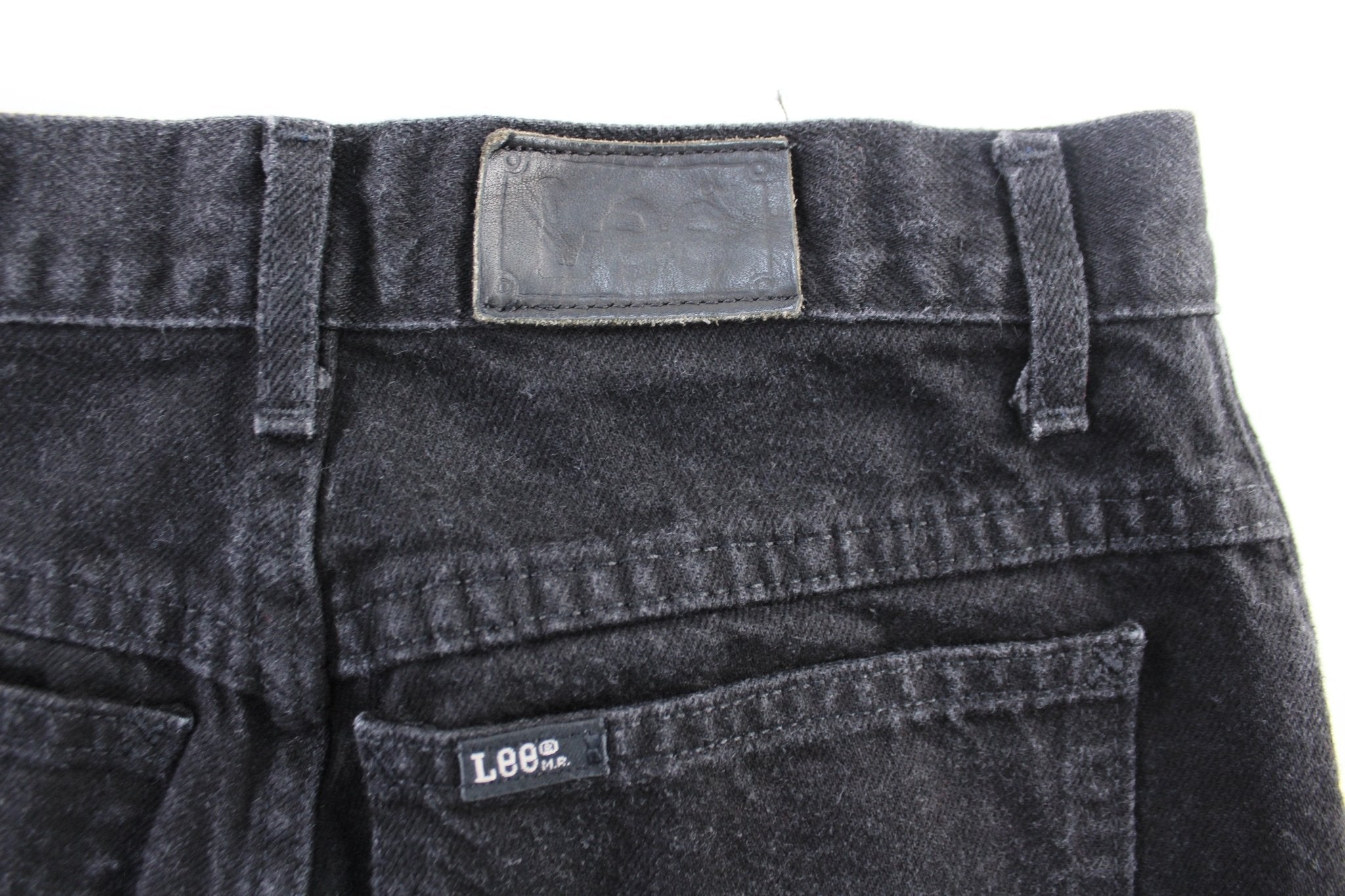 Women's Lee Black Wash Denim Shorts - Pants/Shorts - Thrifted Threads