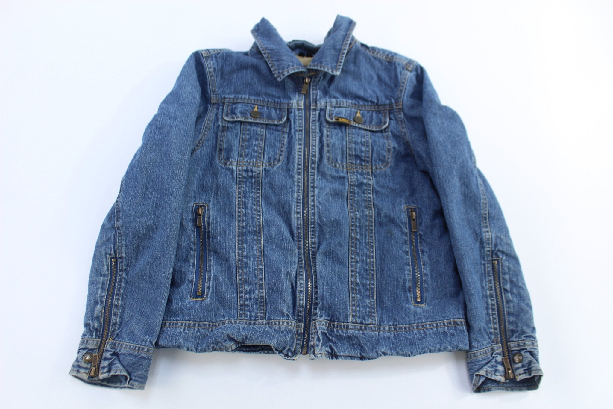Women's Lee Full Zip Denim Jacket - Jacket - Thrifted Threads