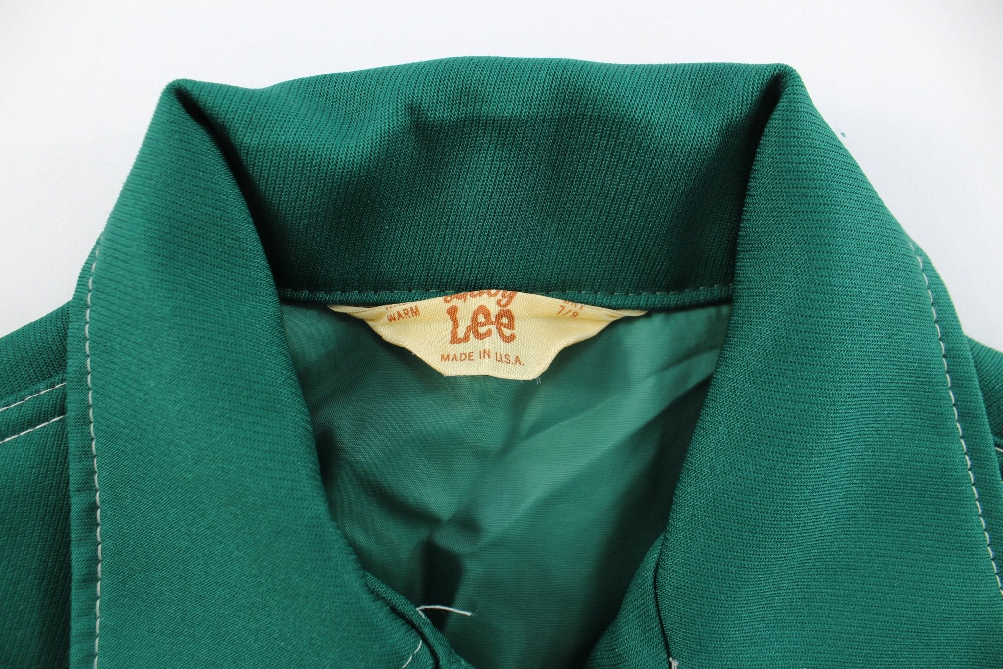 Women's Lee Green Pearl Snap Button Down - ThriftedThreads.com