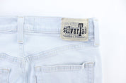 Women's Levi's SilverTab Mom Jean Light Wash Denim Jeans - ThriftedThreads.com