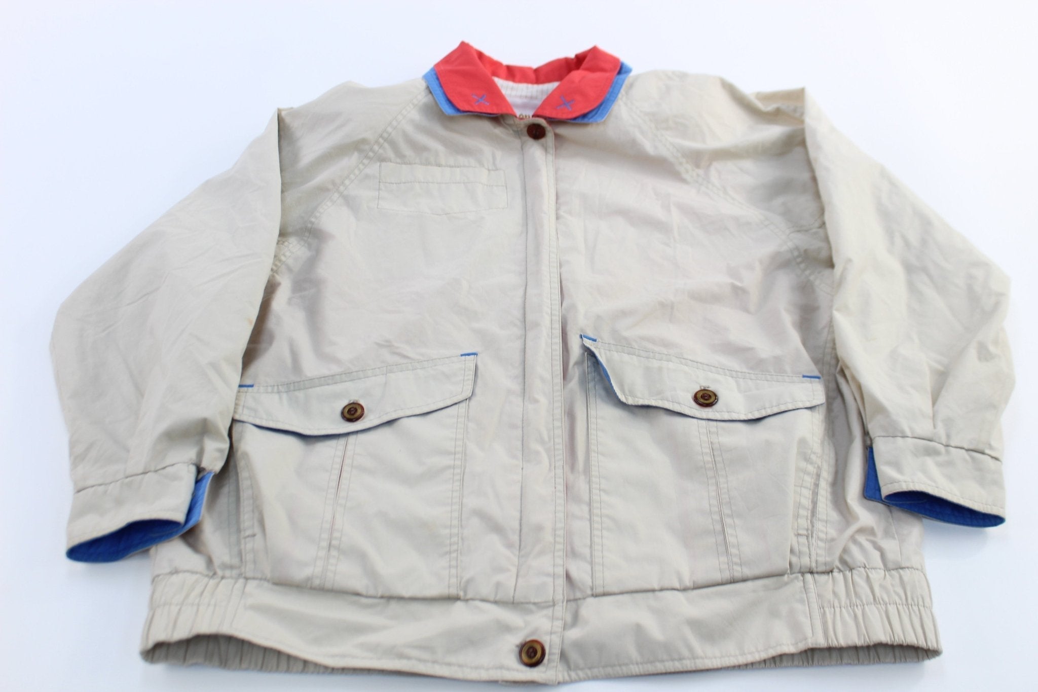 Women's London Fog Beige Zip Up Jacket - Jackets - Thrifted Threads