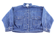 Women's London Fog Dark Wash Denim Jacket - Jacket - Thrifted Threads