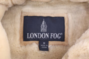Women's London Fog Tan Leather Suede Coat - Jacket - Thrifted Threads