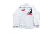 Women's Looney Tunes Embroidered Bad Kitty Fleece Zip Up Hoodie - ThriftedThreads.com