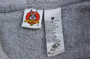 Women's Looney Tunes Embroidered Tweety Fleece Zip Up Hoodie - Jackets - Thrifted Threads