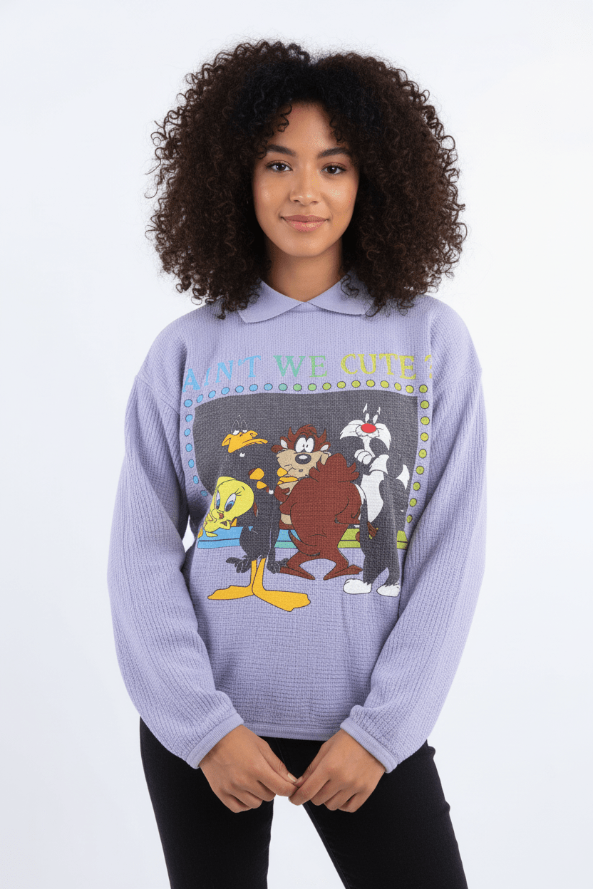 Women's Looney Tunes Pullover Sweater - Sweater - Thrifted Threads