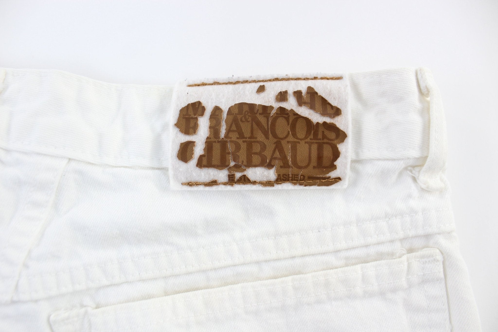 Women's Marithe Francois Girbaud White Denim Shorts - Pants/Shorts - Thrifted Threads